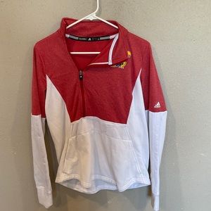 KU quarter zip